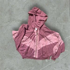 PINK large soooo CUTE baggy zip up mauve in color